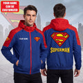Personalized Superman Windproof Jacket Birthday Gift For Husband Movie Lovers - Merchluma