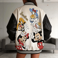 Personalized Mouse And Magical Friends Varsity Jacket Cartoon Lovers Cute Clothing Gifts - Merchluma