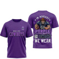 Dallas Cowboys In August We Wear Purple Overdose Awareness Shirt Cowboys Merch Gift For Fan - Merchluma