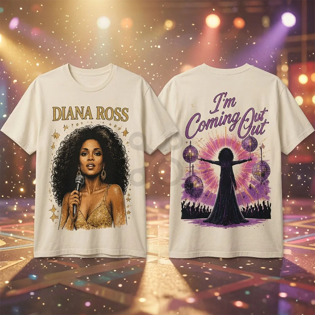 Diana Ross I'm Coming Out T-Shirt Diana Ross Merch Gifts For Music Lovers - Merchluma