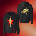 Rico Nasty Merch 2026 Rico Pin Up Star Black Zip Hoodie Unique Gift For Friends - Merchluma