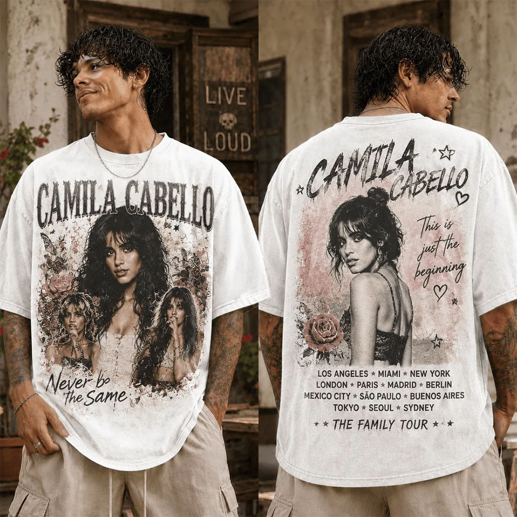 Camila Cabello The Family Tour T-Shirt Camila Cabello Merch Gifts For Music Lovers - Merchluma