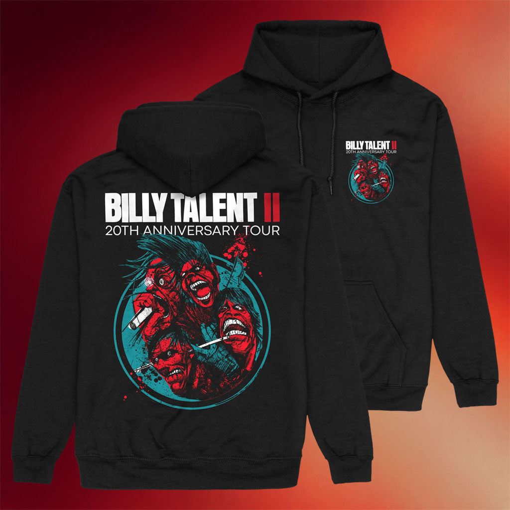 Billy Talent Merch 2026 Billy Talent II 20th Anniversary Tour Hoodie Present For Rock Fans - Merchluma