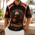 Atlanta Hawks Halloween Themed Polo Shirt Hawks After Fright Atlanta Hawks Merch Fan Gifts - Merchluma