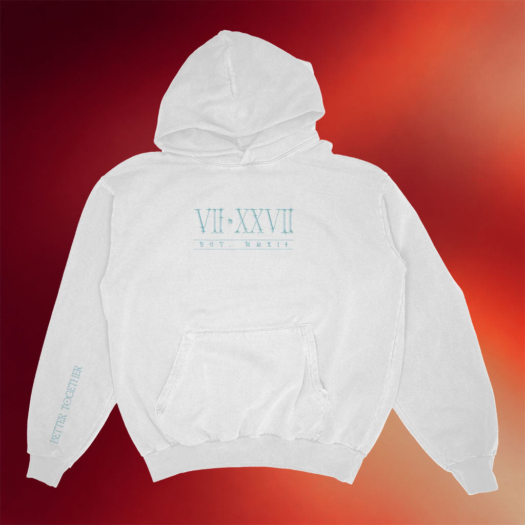 Fifth Harmony Merch 7 27 Anniversary Hoodie White Better Together Hoodie 2026 Gift For BFF - Merchluma