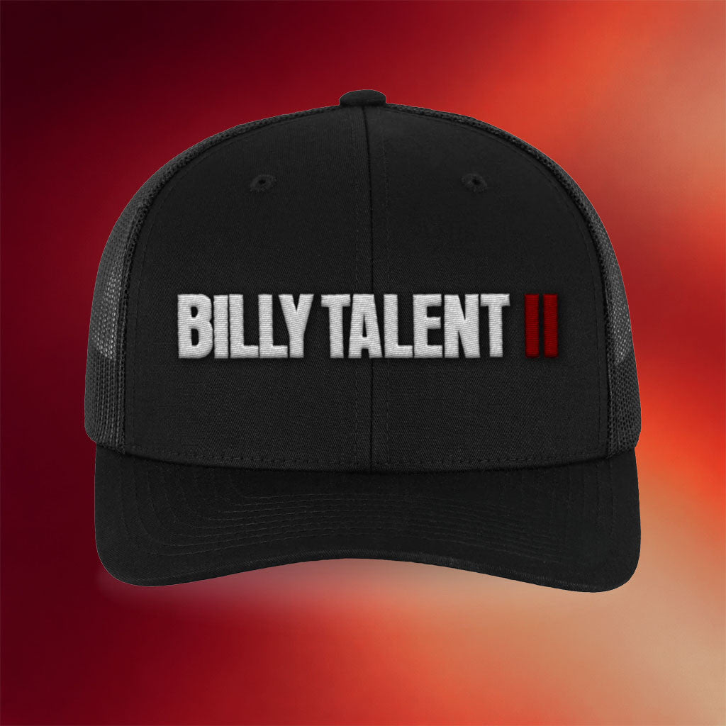 Billy Talent Merch 2026 Logo Trucker Hat Embroidered Billy Talent II Cap Gift For Band Fans - Merchluma