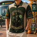 Boston Celtics Halloween Merch Luck Of The Boo Polo Shirt Spooky Apparel Basketball Fan Gifts - Merchluma