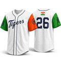 Detroit Tigers Indian Flag Design Baseball Jersey Tigers Merch Gifts For Baseball Fans - Merchluma