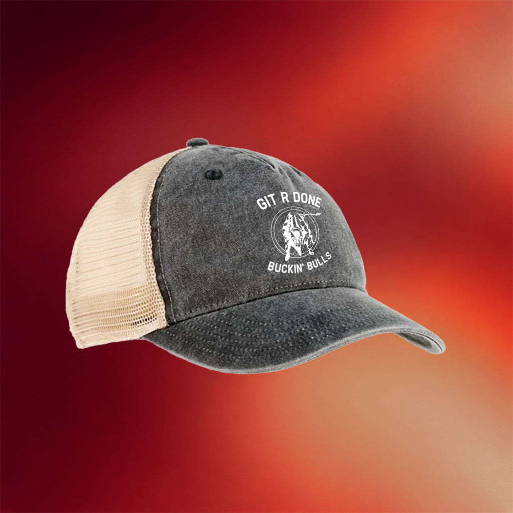 Larry The Cable Guy Merch 2026 Buckin Bulls Trucker Hat Gifts For Your Boyfriend - Merchluma
