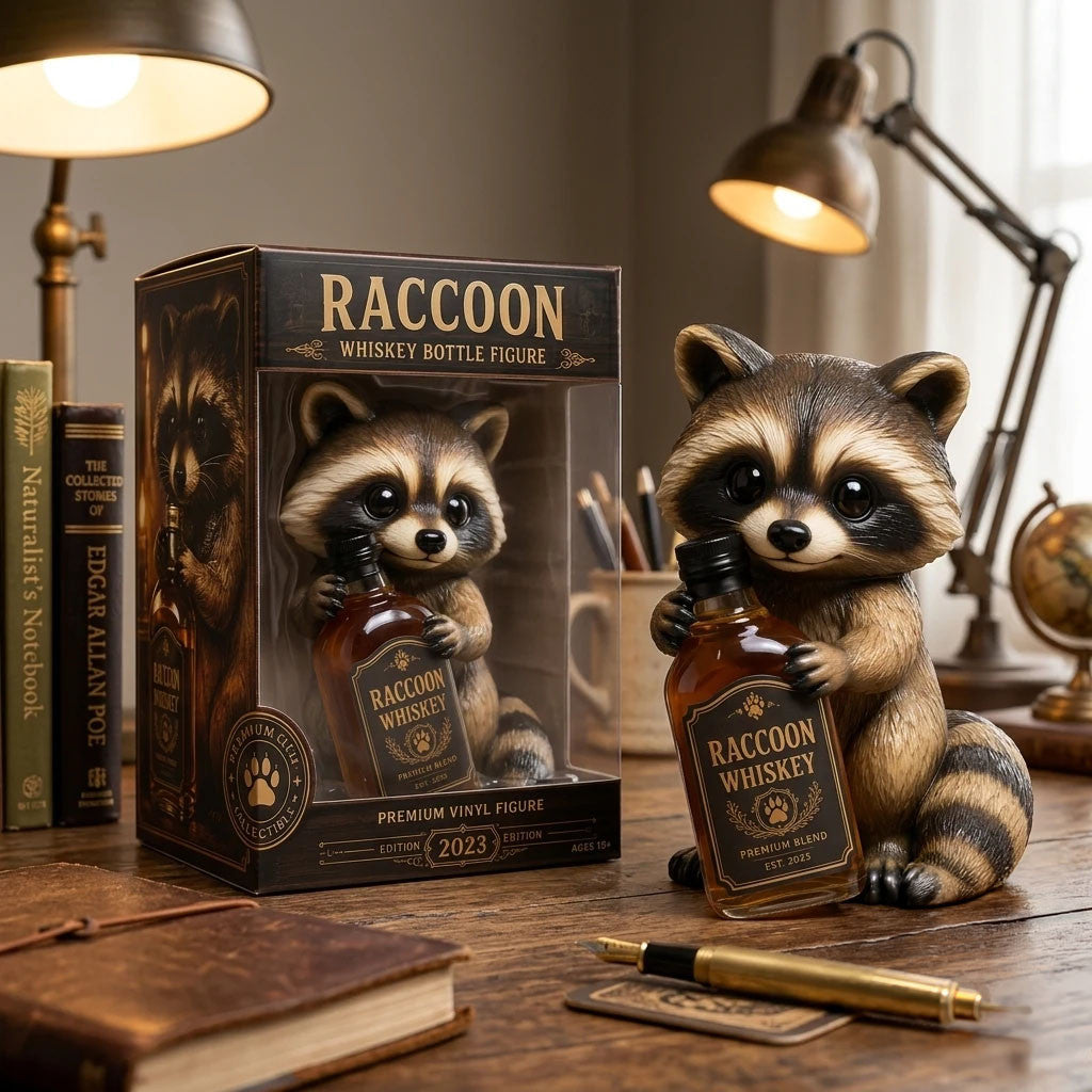 Erling Haaland Raccoon Whiskey Inspired Funko Pop Erling Haaland Merch Display Room Decor - Merchluma