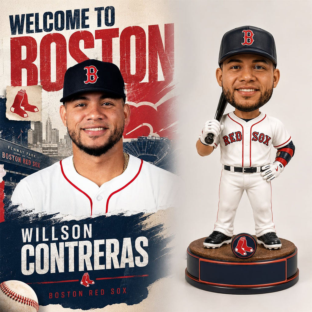 Boston Red Sox Willson Contreras Funko Pop Boston Red Sox Merch Gifts For Baseball Fans - Merchluma