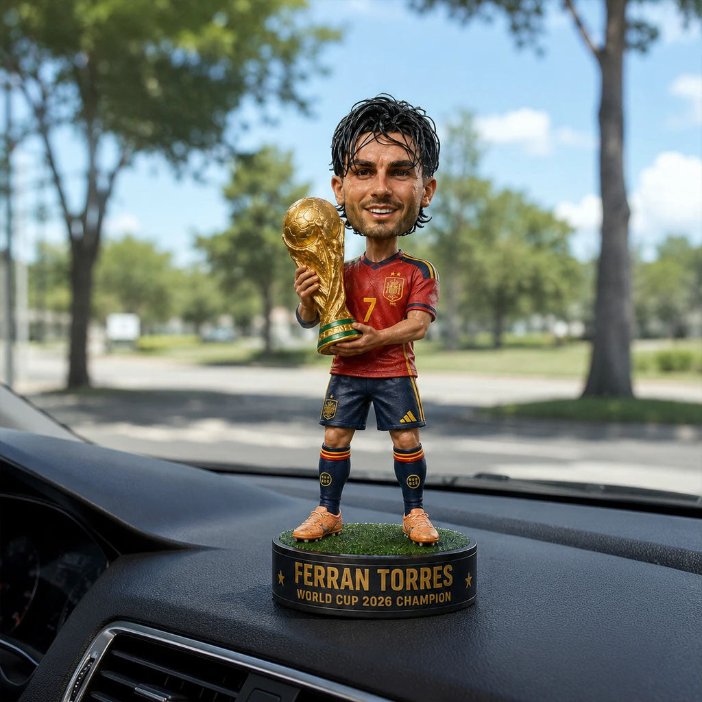 Ferran Torres Spain National Football Team World Cup 2026 Champion Funko Pop Ferran Torres Merch - Merchluma