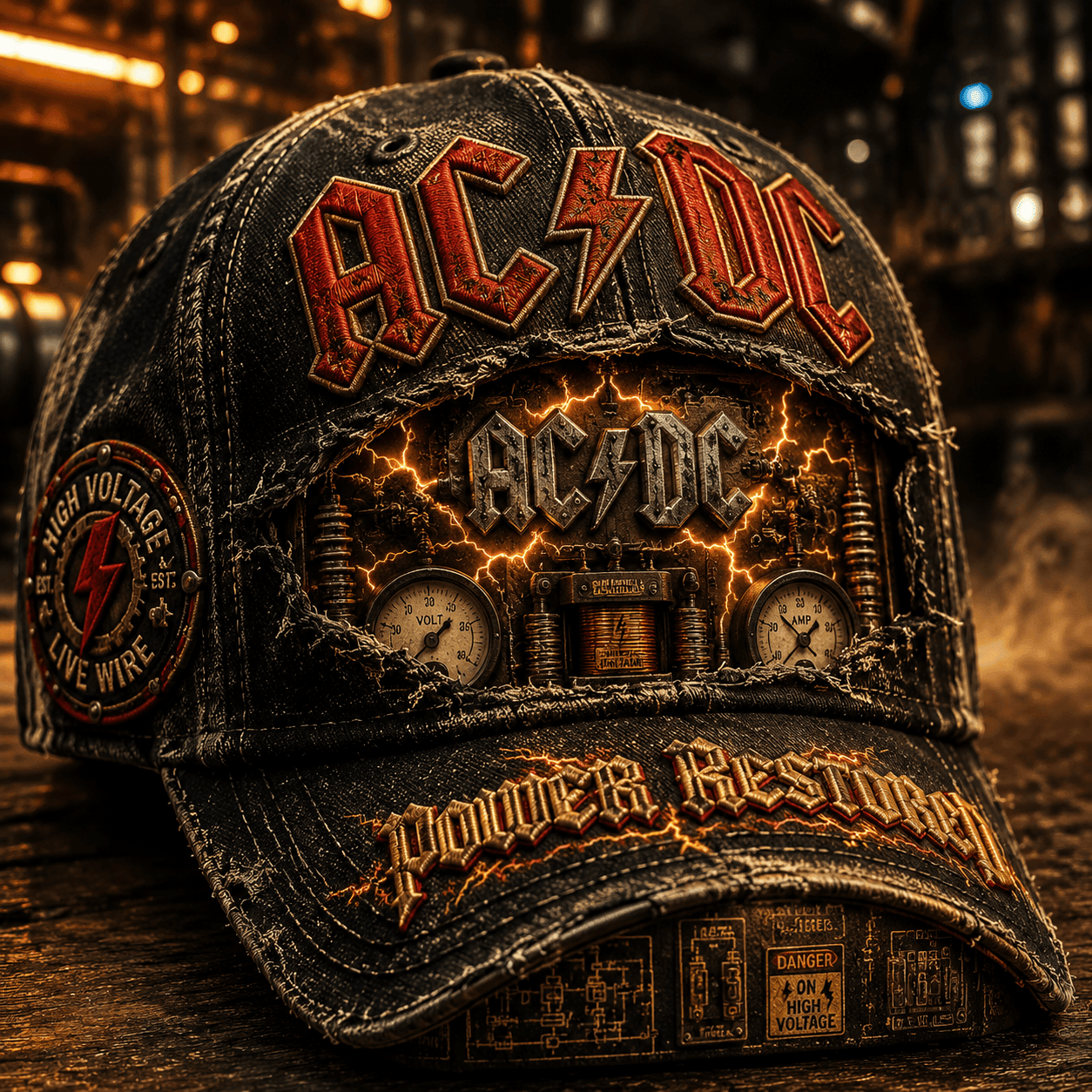 ACDC Power Up Tour Vintage Hat ACDC Merch Present For Husband - Merchluma