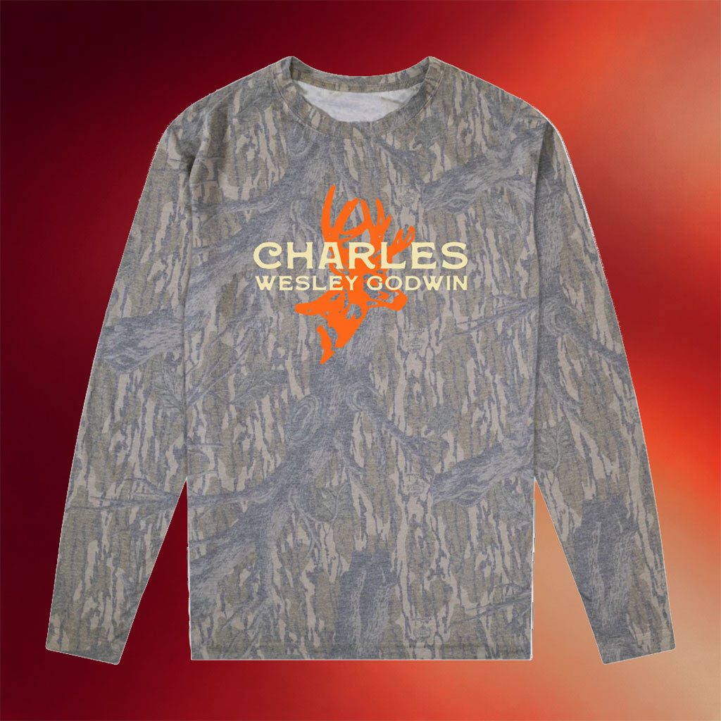 Charles Wesley Godwin Merch 2026 Mossy Oak Long Sleeve Shirt Gift Ideas For Brothers - Merchluma