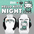 New York Liberty x Hello Kitty Hoodie NY Liberty Merch Basketball Fan Gift Ideas - Merchluma