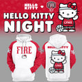 Portland Fire x Hello Kitty Hoodie Portland Fire Merch Gift For Basketball Lover - Merchluma