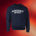 Washington And Lee University Merch 2026 TRT Basic Arch Crewneck Sweatshirt Navy Brothers Gifts - Merchluma