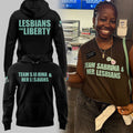 New York Liberty Merch Team Sabrina And Her Lesbians Hoodie Lesbians For Liberty Hoodie Black - Merchluma