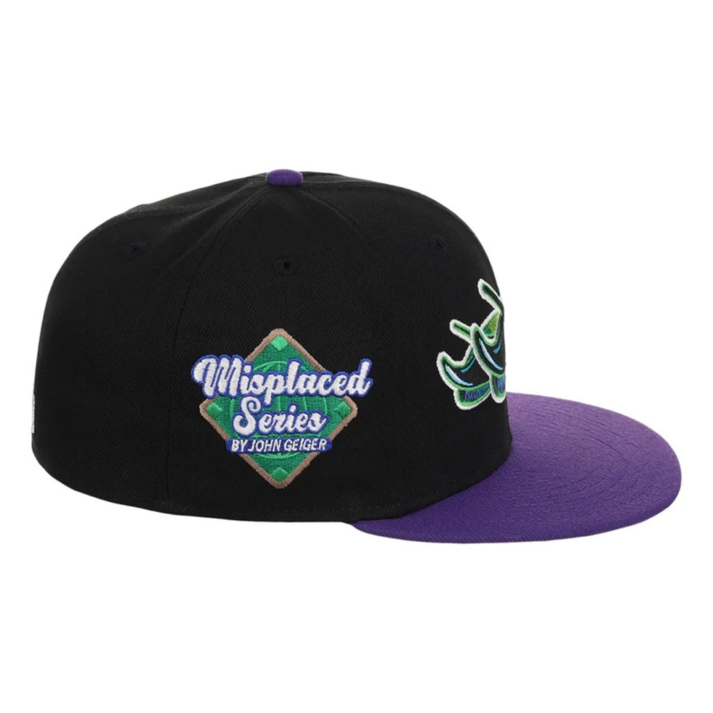 Lids Hat Drop John Geiger Misplaced Series Merch Tampa Bay Rays Snapback Hat Baseball Fan Gear - Merchluma