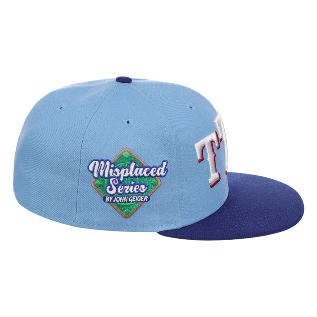 Lids Hat Drop John Geiger Misplaced Series Merch Texas Rangers Snapback Hat Present For Fans - Merchluma