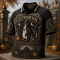 Fleetwood Mac Halloween Merch Midnight Masquerade Polo Shirt Preset For Rock Band Fans - Merchluma