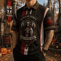 St Kilda Saints Halloween Themed Polo Shirt Saints After Dark Polos St Kilda FC Merch Fan Gifts - Merchluma