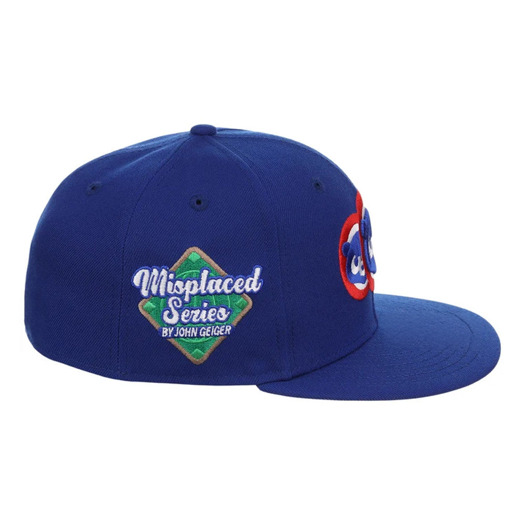Lids Hat Drop John Geiger Misplaced Series Merch Chicago Cubs Snapback Hat Embroidered Fan Gear - Merchluma