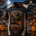Houston Astros Merch Halloween 2026 Trick Or Texas Polo Shirt Gifts For Baseball Lovers - Merchluma