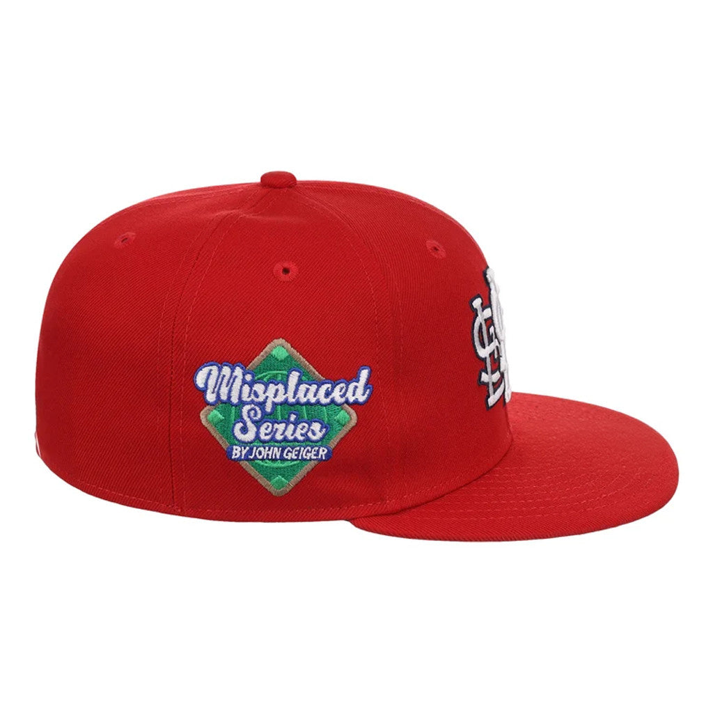 Lids Hat Drop John Geiger Misplaced Series Merch St Louis Cardinals Snapback Hat Red Fan Gear - Merchluma