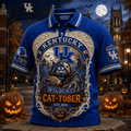 Kentucky Wildcats Halloween Merch 2026 Cat-Tober Polo Shirt Gift Ideas For Football Lovers - Merchluma