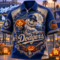 Los Angeles Dodgers Halloween Themed Polo Shirt 2026 LA Dodgers Merch Gift For Baseball Lovers - Merchluma