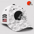 Cleveland Browns 2026 Salute to Service Digital Camo Hat Embroidered Browns Merch Dad Gifts - Merchluma