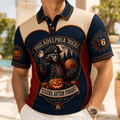 Philadelphia 76ers Merch Halloween 2026 Sixers After Night Polo Shirt Basketball Fan Apparel - Merchluma
