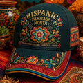 Hispanic Heritage Month Vibrant Floral Celebrating Culture Heritage Pride Hat Gifts For Wife - Merchluma