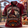 South Carolina Gamecocks Merch Halloween 2026 Cock-Tober Polo Shirt Gift For Football Fans - Merchluma