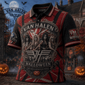 Van Halen Halloween Polo Shirt The 5150 Monster Bash Polos Van Halen Merch Gift For Fans - Merchluma