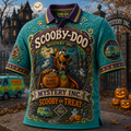 Scooby-Doo Mystery Inc Polo Shirt Scooby Or Treat Polos Halloween Apparel Gift For Son - Merchluma