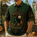 Wicked Merch 2026 Too Wicked To Treat Polo Shirt Halloween Outfits Gift For Musical Fans - Merchluma