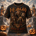 Def Leppard Halloween T-Shirt Rock Of Ages 80s Metal Never Dies Shirt Def Leppard Merch - Merchluma