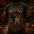 Motley Crue Merch Shout At The Devil T-Shirt Halloween Themed Shirt Gift For Band Fans - Merchluma