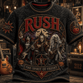 RUSH Halloween Merch The Spirit Of Fright T-Shirt RUSH Band Merchandise Gift For Fans - Merchluma