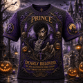 Prince Merch Halloween Themed T-Shirt Dearly Beloved Shirt Gifts For Music Lovers - Merchluma