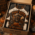 Toby Keith Merch Halloween T-Shirt I Ain't Afraid Of No Ghost Shirt Cool Halloween Gifts - Merchluma