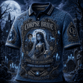 Corpse Bride Eternal Halloween Night Polo Shirt Bride Of The Underworld Corpse Bride Merch - Merchluma