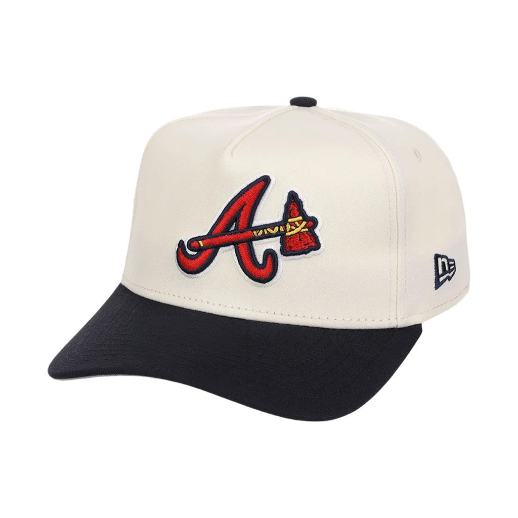 Lids Hat Drop Merch Atlanta Braves Heritage Chrome Hat Embroidered Gifts For Brother - Merchluma