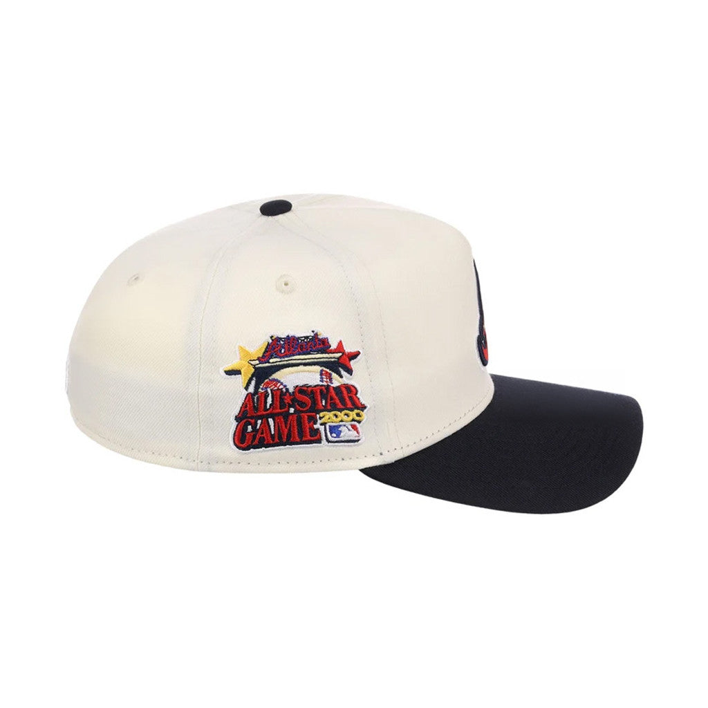 Lids Hat Drop Merch Atlanta Braves Heritage Chrome Hat Embroidered Gifts For Brother - Merchluma