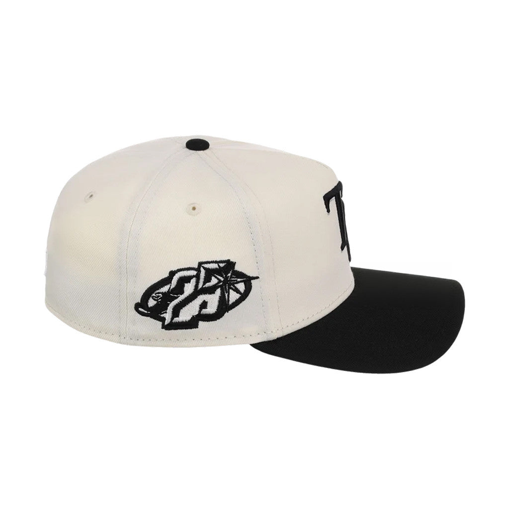 Lids Hat Drop Merch Tampa Bay Rays Heritage Chrome Hat Embroidered TB Rays Merch Gifts - Merchluma