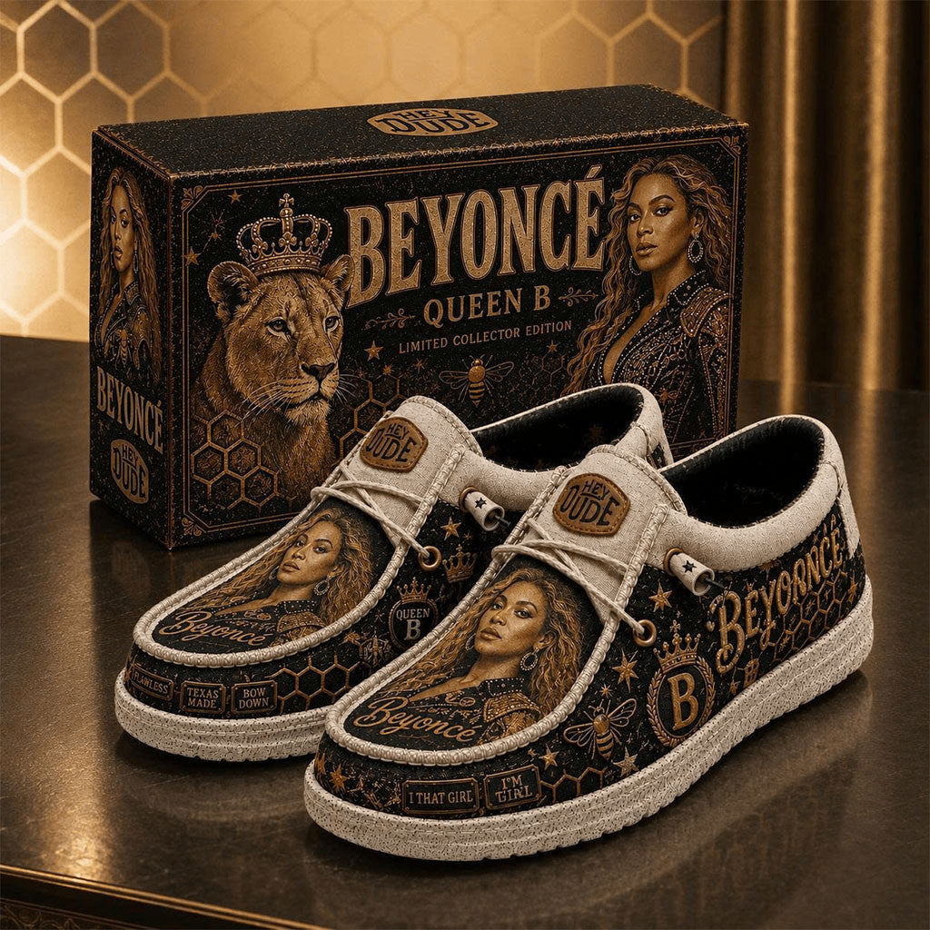 Beyonce Queen B 2026 Hey Dude Shoes Beyonce Merch Gift Ideas For Music Lovers - Merchluma