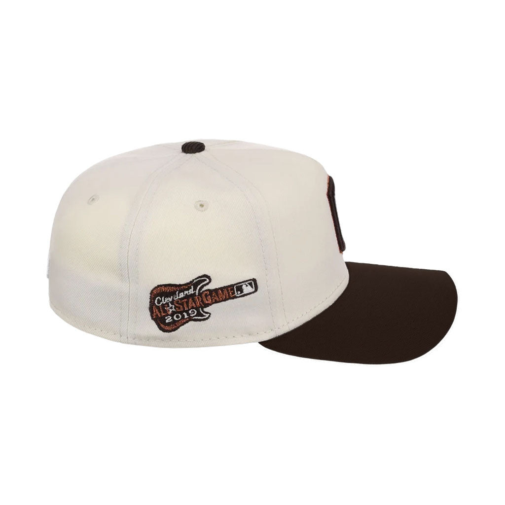Lids Hat Drop Merch Cleveland Guardians Chrome Walnut Hat Embroidered Guardians Merch Son Gifts - Merchluma