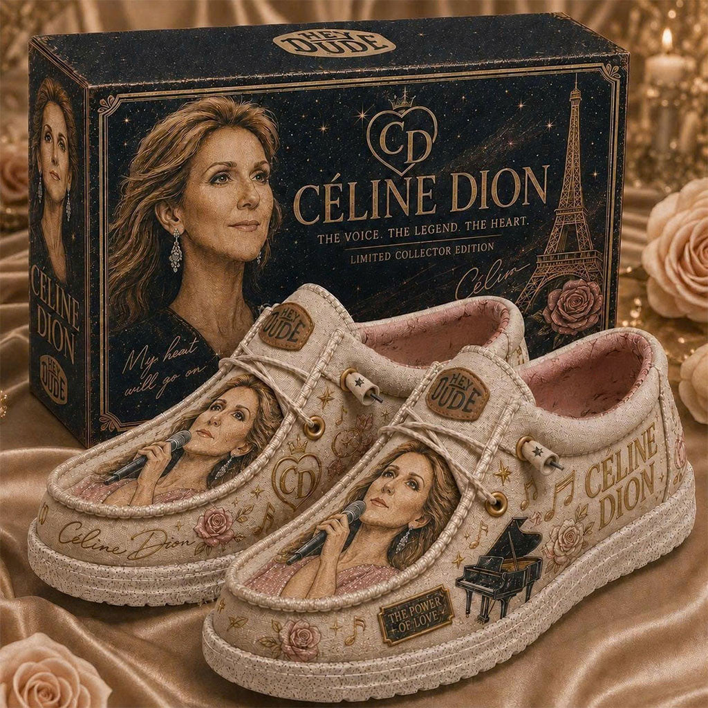 Celine Dion The Power Of Love 2026 Hey Dude Shoes Celine Dion Merch Gift For Music Fans - Merchluma